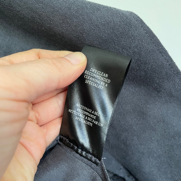 Anthropologie Blank NYC Faux-Suede Dark Gray Moto Jacket/Blazer Size XS NWT - Picture 12 of 16